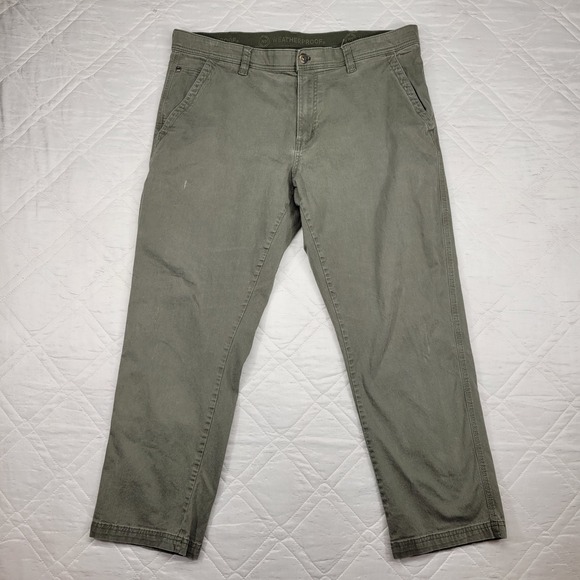WeatherProof Vintage green work pants men's 38X28 - Picture 1 of 7